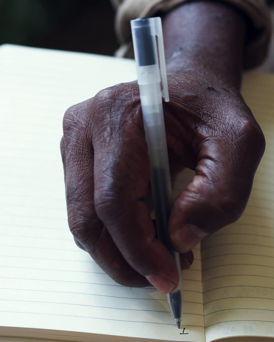 The still that carried "three lines i wrote instead"