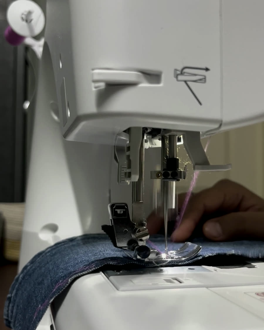 The still that carried "i sewed this hem myself"